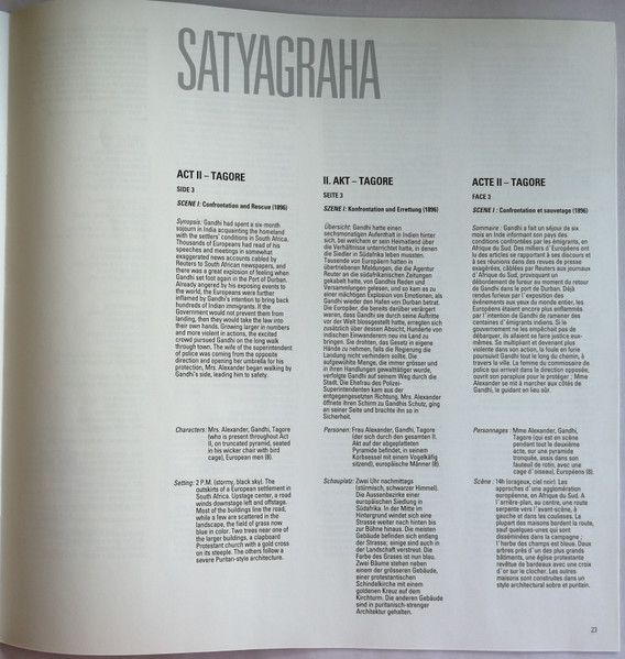 USED - Philip Glass - Satyagraha - Image 32