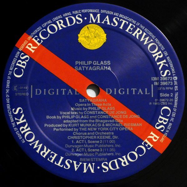 USED - Philip Glass - Satyagraha - Image 4