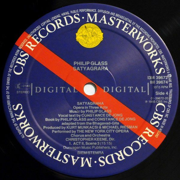 USED - Philip Glass - Satyagraha - Image 6