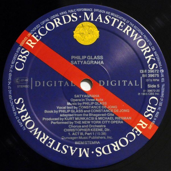 USED - Philip Glass - Satyagraha - Image 7