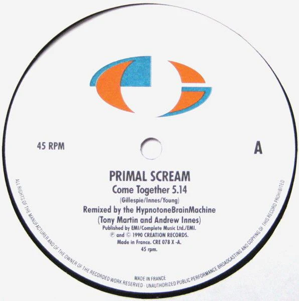 USED - Primal Scream - Come Together - Image 3