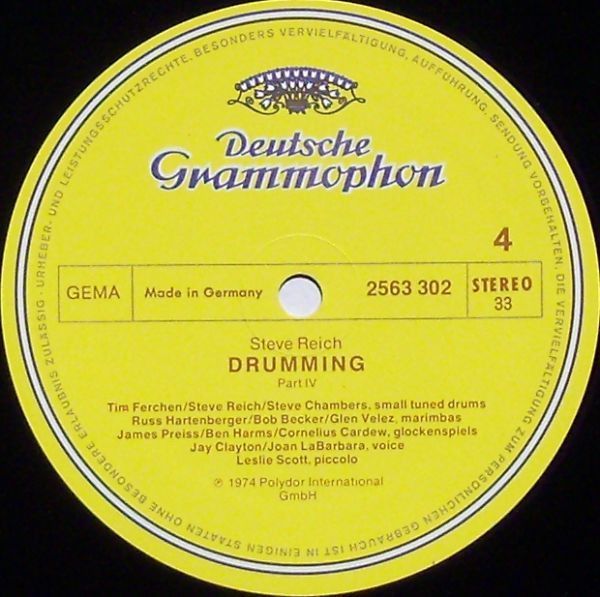 USED - Steve Reich - Drumming / Music For Mallet Instruments, Voices And Organ / Six Pianos - Image 6