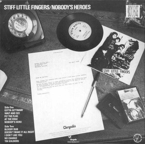 USED - Stiff Little Fingers - Nobody's Heroes - Image 2