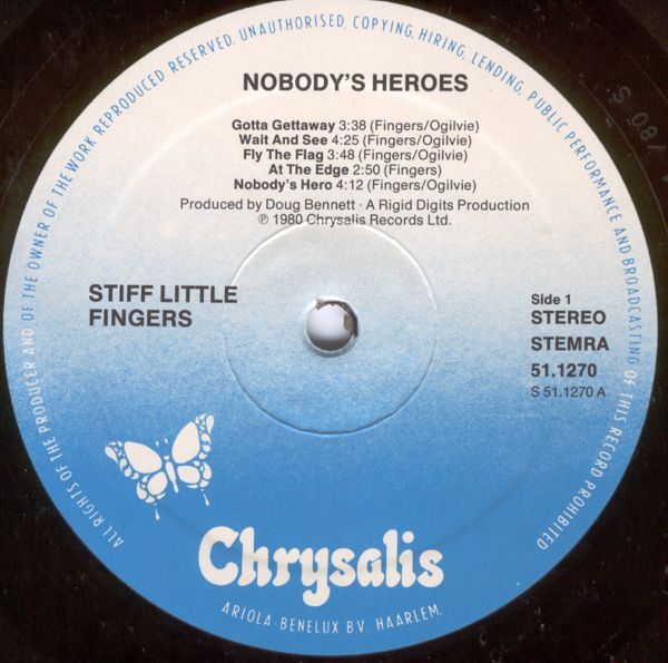 USED - Stiff Little Fingers - Nobody's Heroes - Image 5