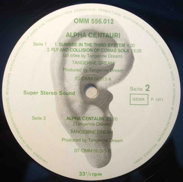 USED - Tangerine Dream - Alpha Centauri - Image 6