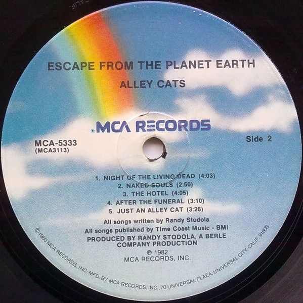 USED - The Alley Cats (2) - Escape From The Planet Earth - Image 4