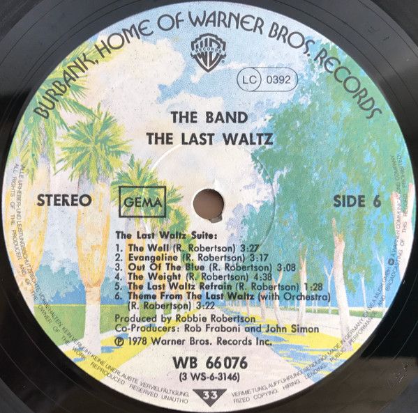 USED - The Band - The Last Waltz - Image 10