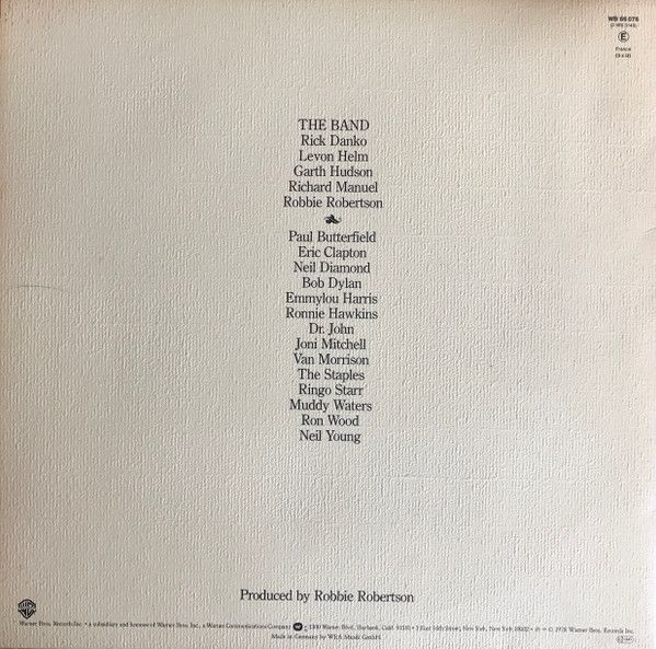 USED - The Band - The Last Waltz - Image 2