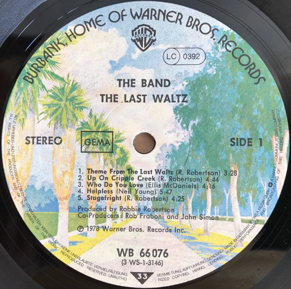 USED - The Band - The Last Waltz - Image 5