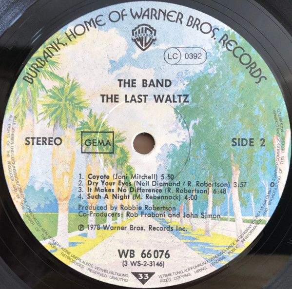 USED - The Band - The Last Waltz - Image 6