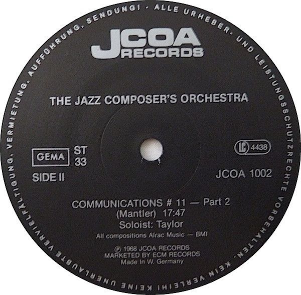 USED - The Jazz Composer's Orchestra - The Jazz Composer's Orchestra - Image 10