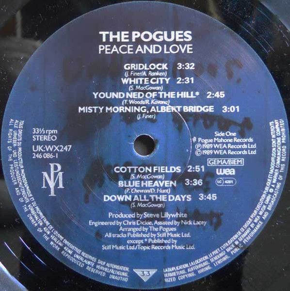 USED - The Pogues - Peace And Love - Image 3