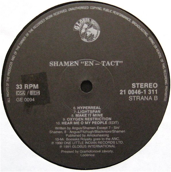 USED - The Shamen - En-Tact - Image 6