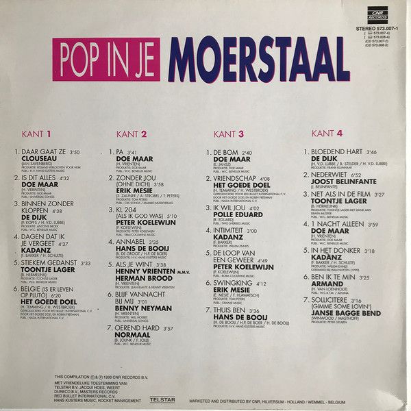 USED - Various - Pop In Je Moerstaal - Image 2