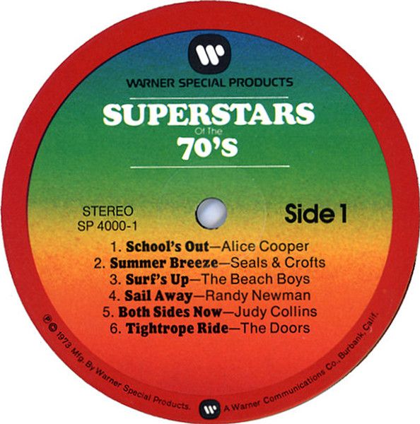 USED - Various - Superstars Of The 70's - Image 4