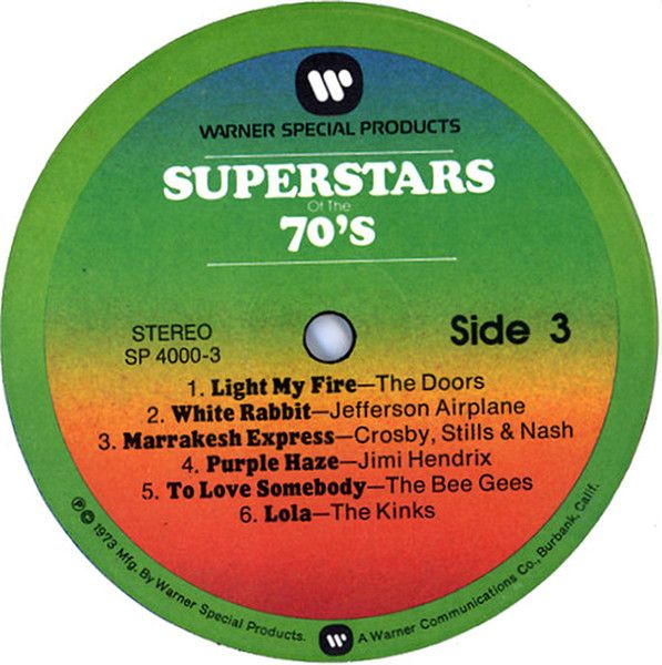 USED - Various - Superstars Of The 70's - Image 8