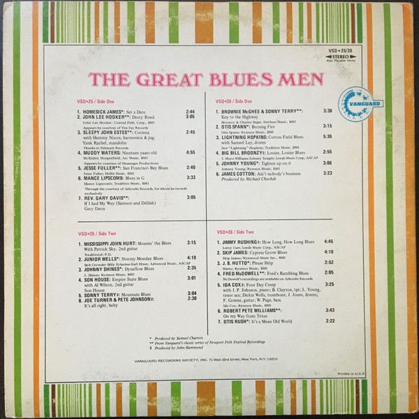 USED - Various - The Great Blues Men - Image 2
