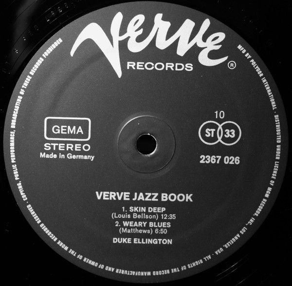 USED - Various - Verve Jazz Book - Image 17