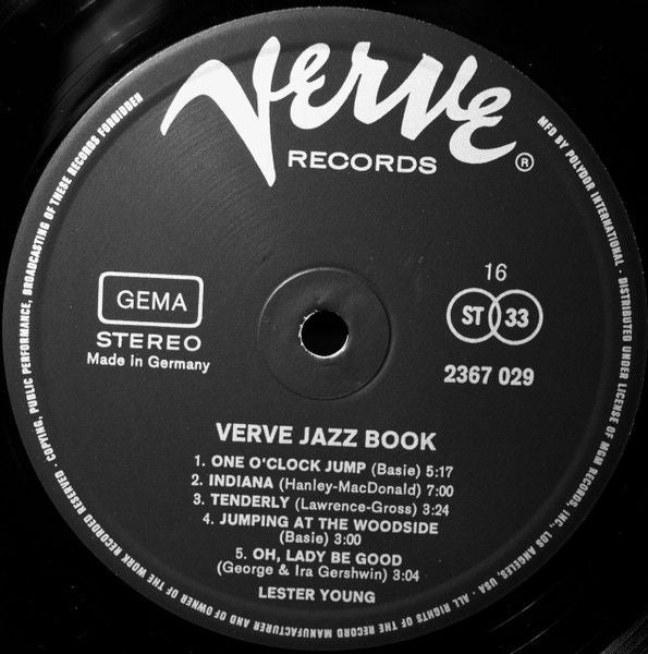 USED - Various - Verve Jazz Book - Image 23