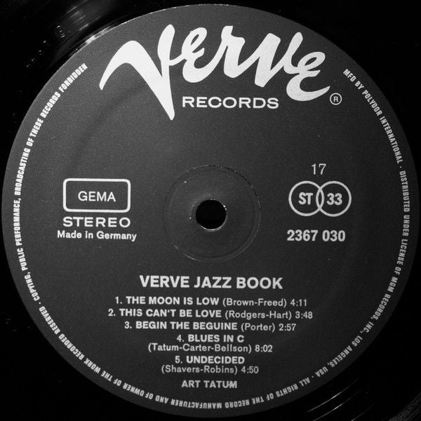 USED - Various - Verve Jazz Book - Image 24