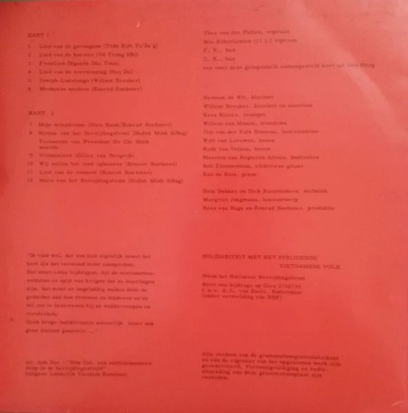 USED - Various - Voor De Overwinning Van De Vietnamese Revolutie - Image 2