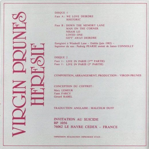 USED - Virgin Prunes - Heresie - Image 9