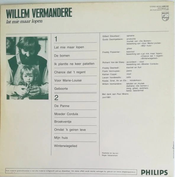 USED - Willem Vermandere - Lat Mie Maar Lopen - Image 3