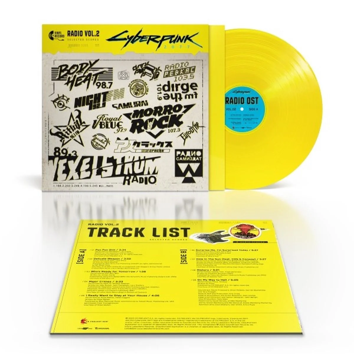 V/A - Cyberpunk 2077 Radio Vol.2 (Yellow Vinyl)