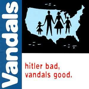 Vandals - Hitler Bad, Vandals Good (Blue/white Splatter LP) - Image 2