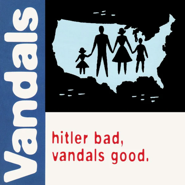 Vandals - Hitler Bad, Vandals Good (Blue/white Splatter LP) - Image 3