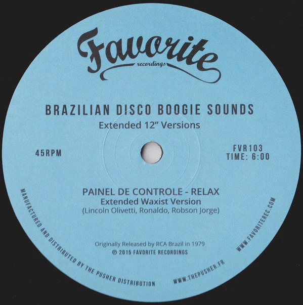 Various Artists - Brazilian Disco Boogie Sounds (Extended 12" Versions) (12") - Image 2