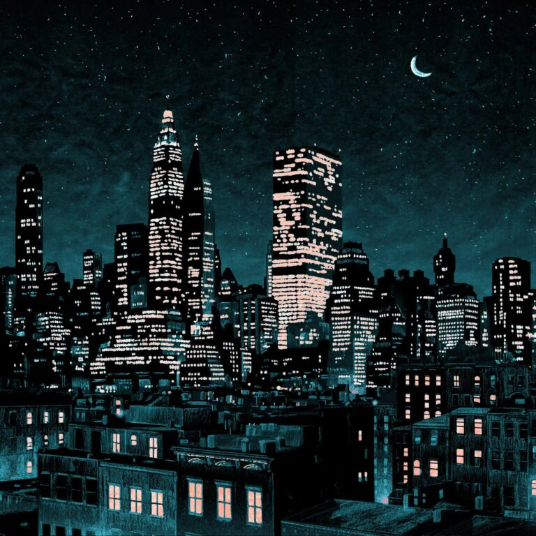 Various Artists - Jazz Dispensary: Night Lights (Sea Blue Vinyl LP)