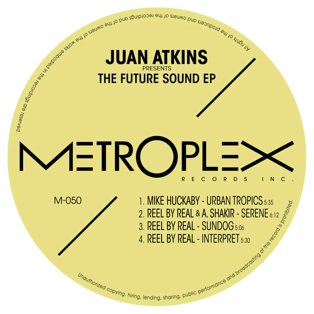 Various Artists - Juan Atkins presents The Future Sound EP (12") - Image 2