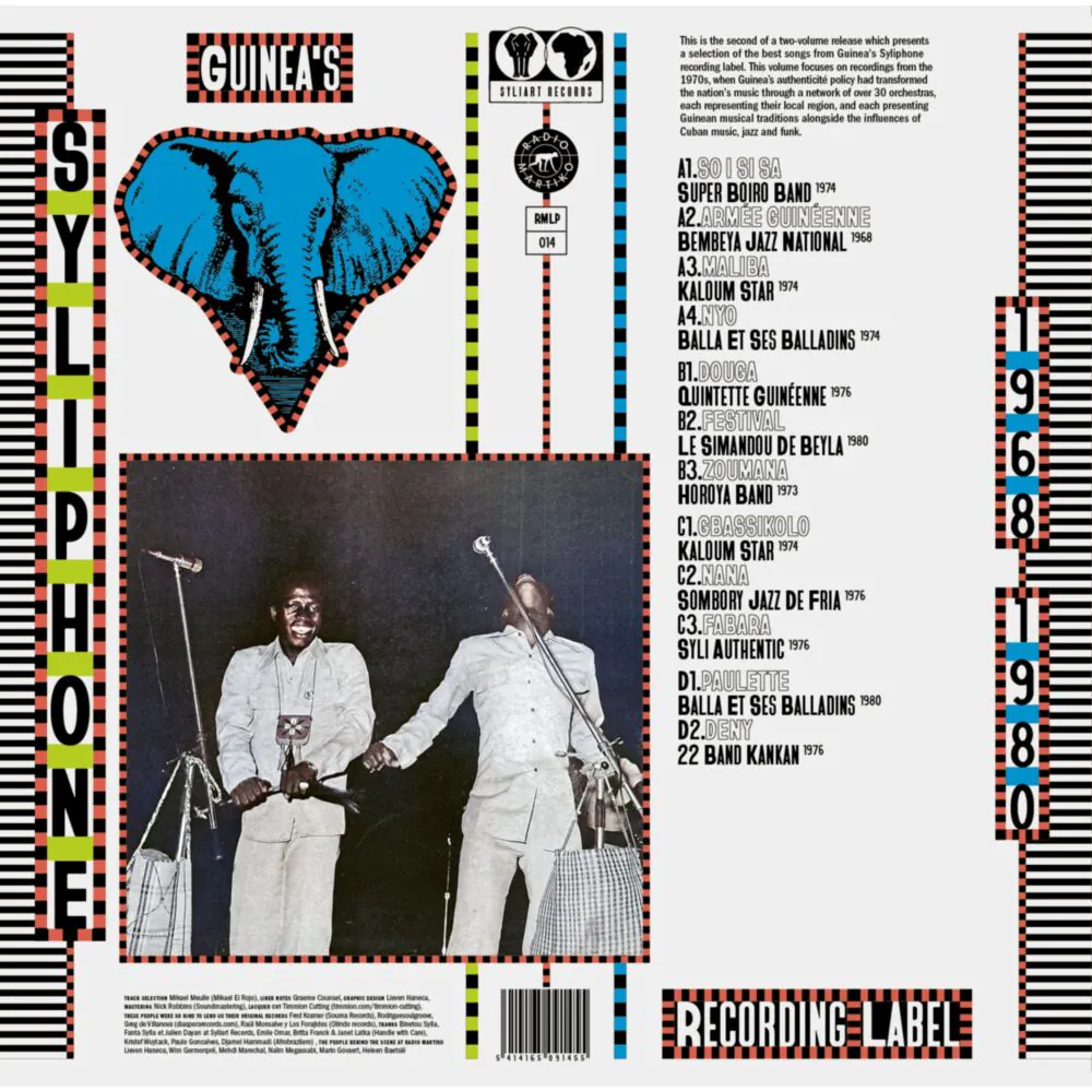 Various Artists - Music for a Revolution Vol 2 - Guinea's Syliphone Recording Label (1968-1980) (LP) - Image 3