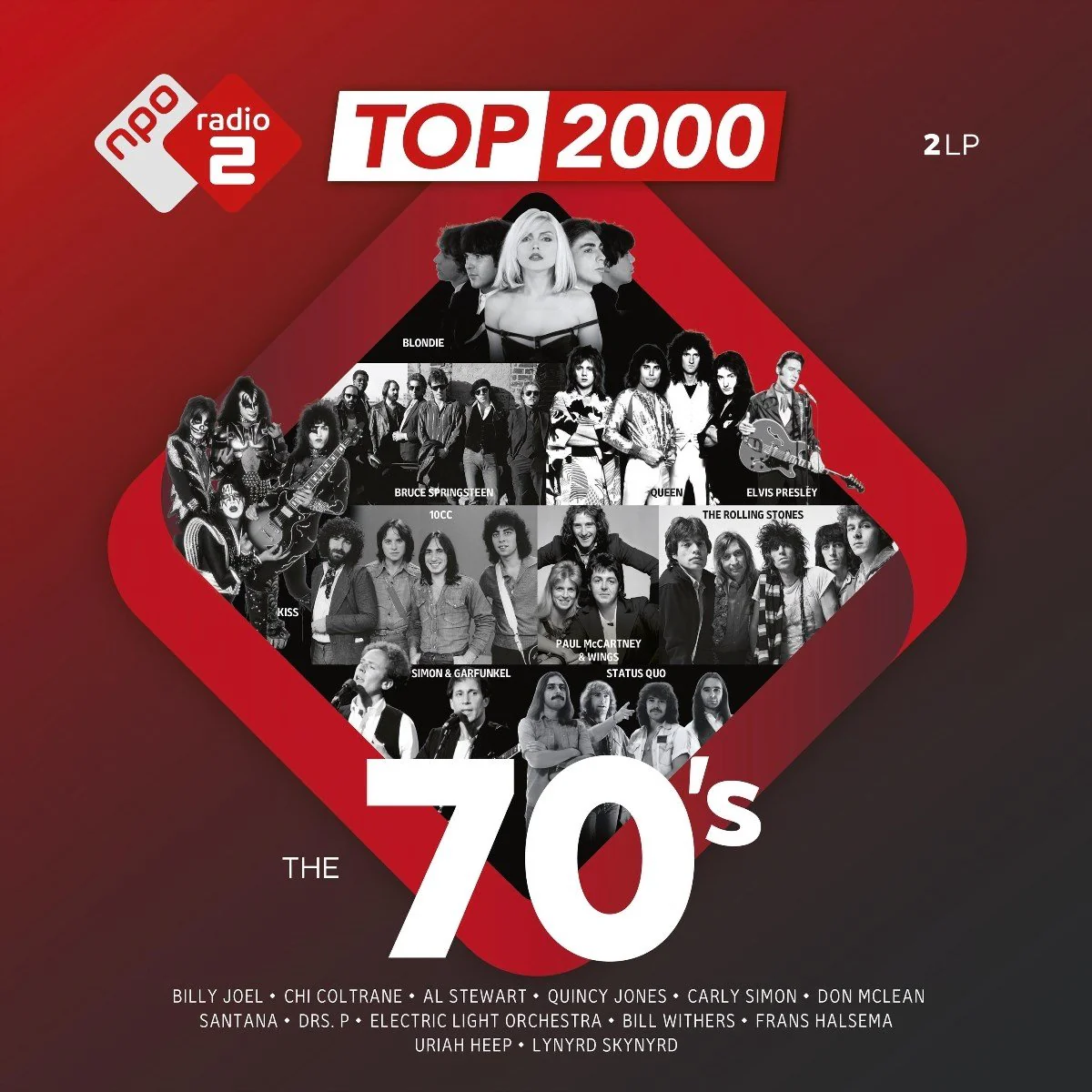 Various Artists - Top 2000 - The 70's (Black Clouds Vinyl LP) - Image 2
