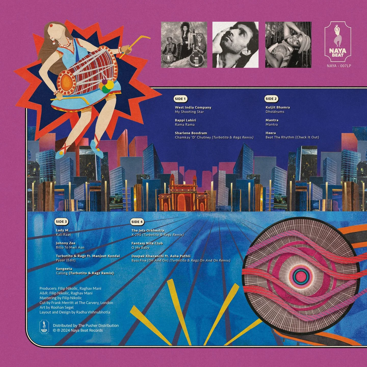 Various - Naya Beat Volume 2: South Asian Dance And Electronic Music 1988-1994 (Clear Vinyl LP) - Image 2