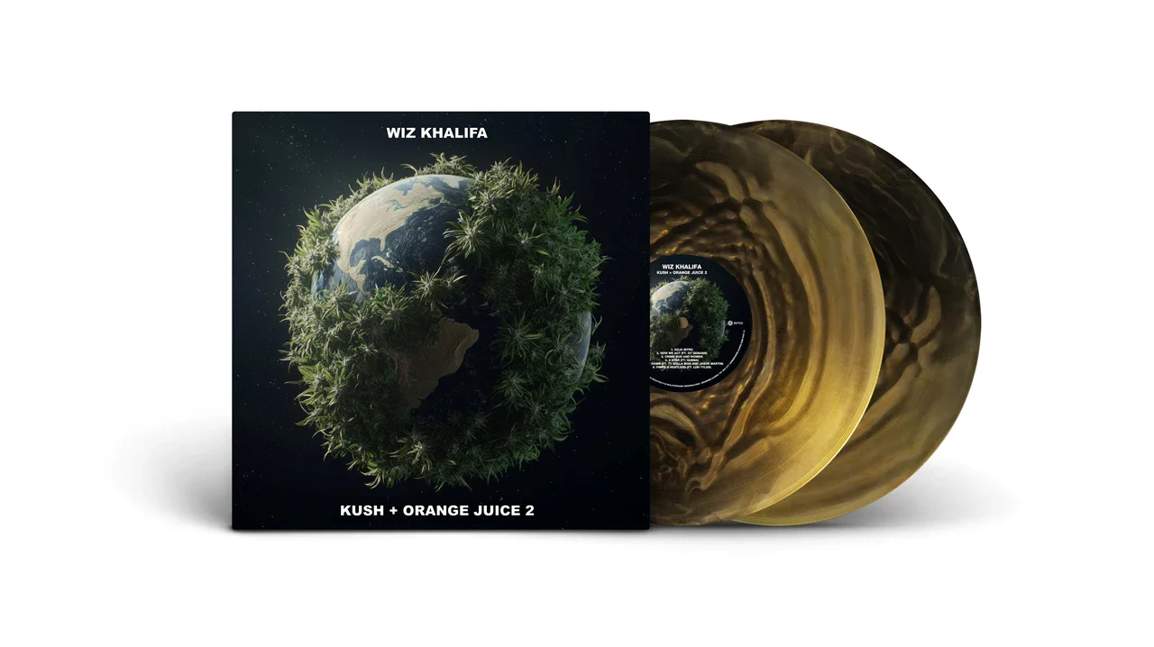 Wiz Khalifa - Kush + Orange Juice 2 (Black and Gold Coloured Vinyl LP) - Image 2