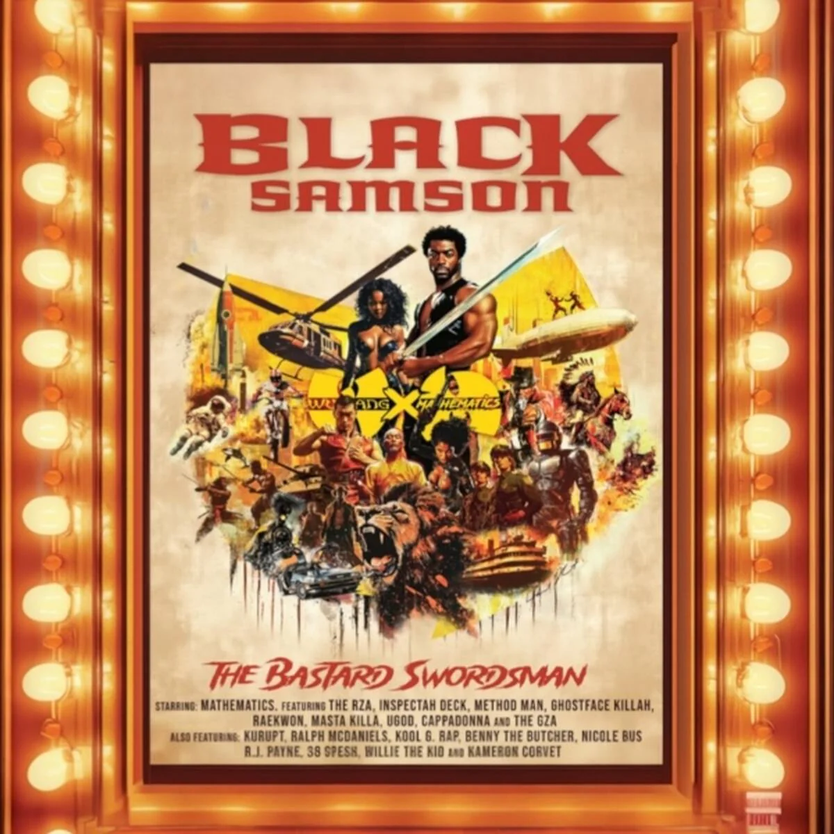 Wu-tang Clan & Mathematics - Black Samson, The Bastard Swordsman (from The Wu-tang The Saga Continues Collection) (LP)